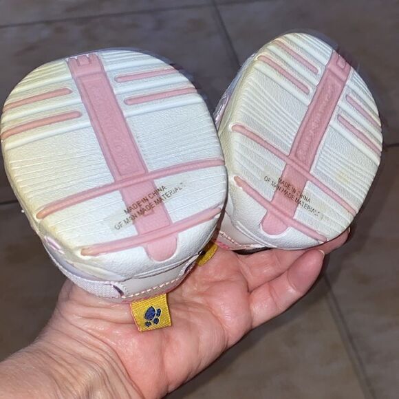 2 Pairs Build a Bear Sneakers Pink/White and Black/White - Picture 7 of 10